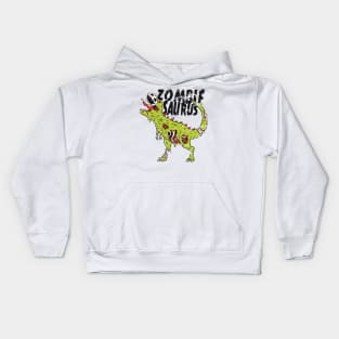 Zombiesaurus T rex Dinosaur Clothing Gifts. Funny Zombie Saurus Vintage Style Kids Hoodie